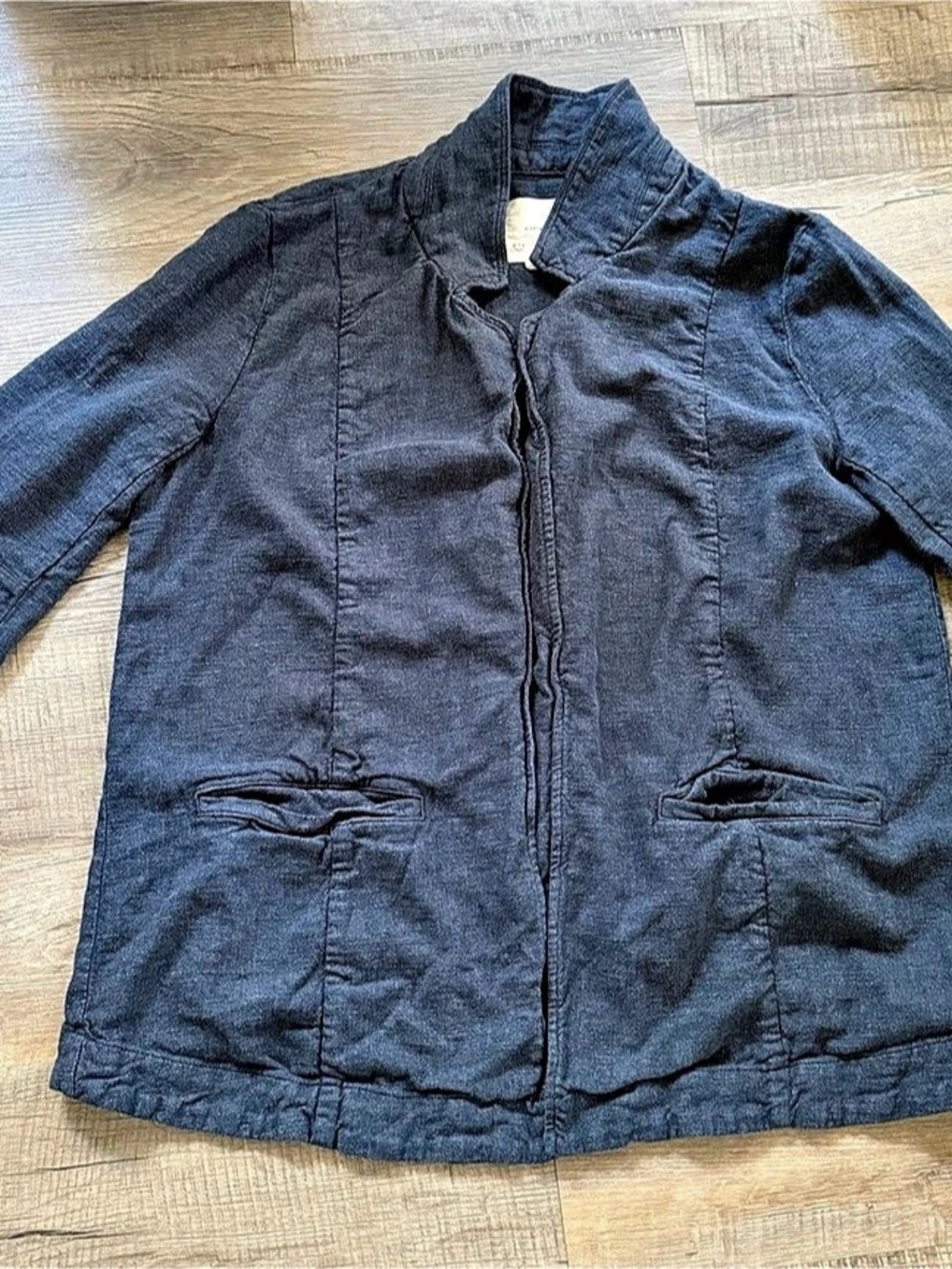 Anthropologie Utility Jacket Blue Size Large